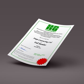 h and g safety association certificate